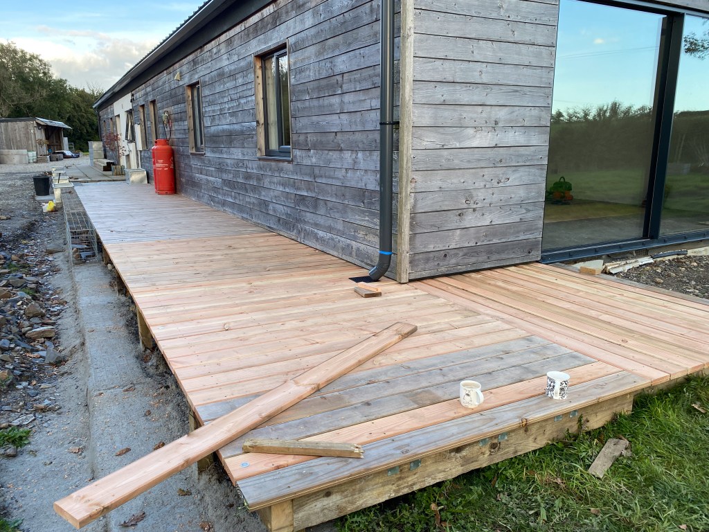 Transforming our Garden with Durable Larch Decking